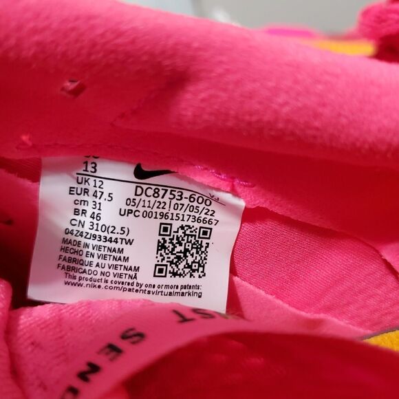 Nike Zoom Rival Sprint Mens Sz 13/Womens Sz 14.5 Pink Track Spikes DC8753-600 - Picture 9 of 16